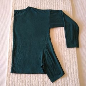 Eileen Fisher Linen Jersey Swing Top M cropped box